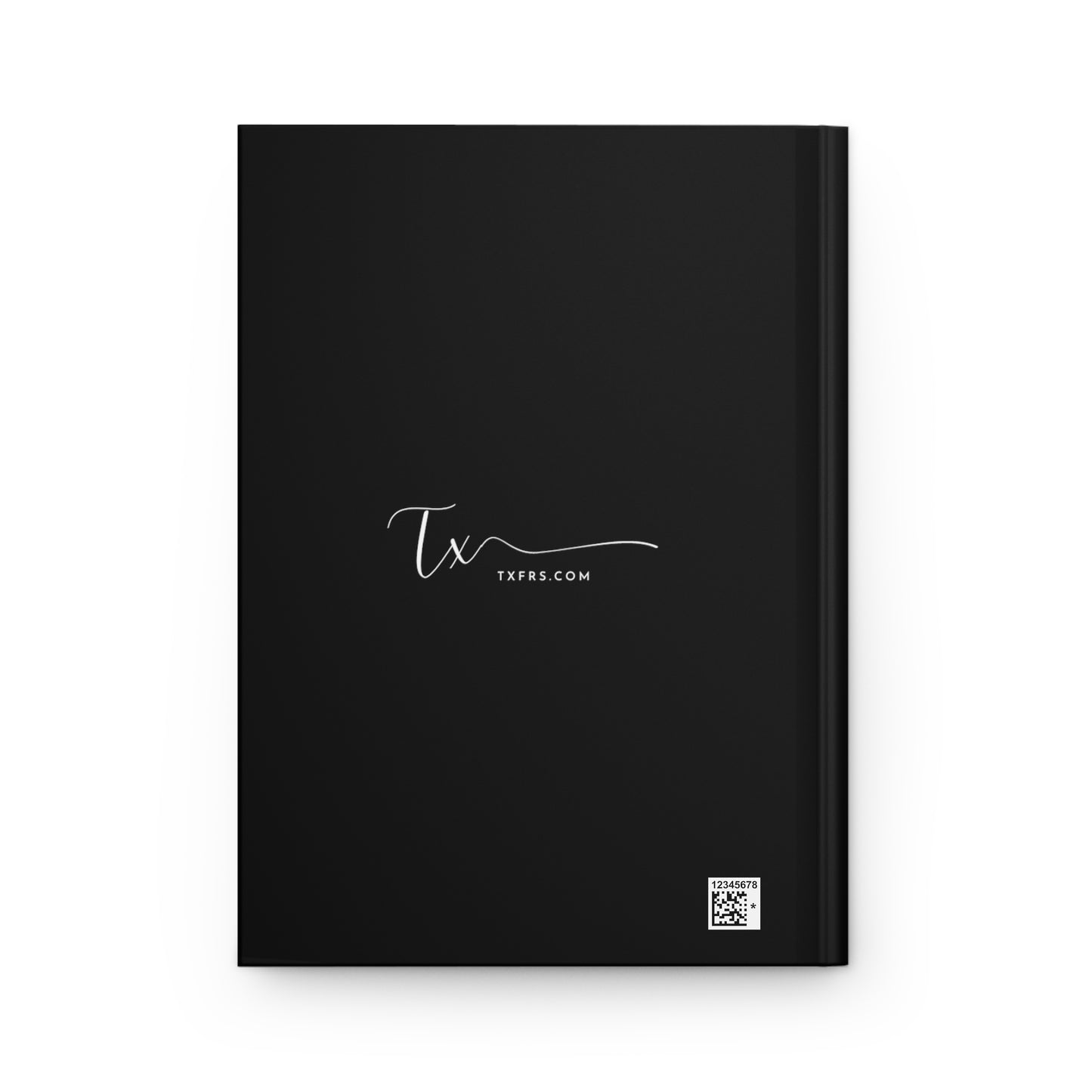 Black Hardcover Journal Matte - Motivational Quote:  The idea is not to live forever, but to create something that will. - Andy Warhol
