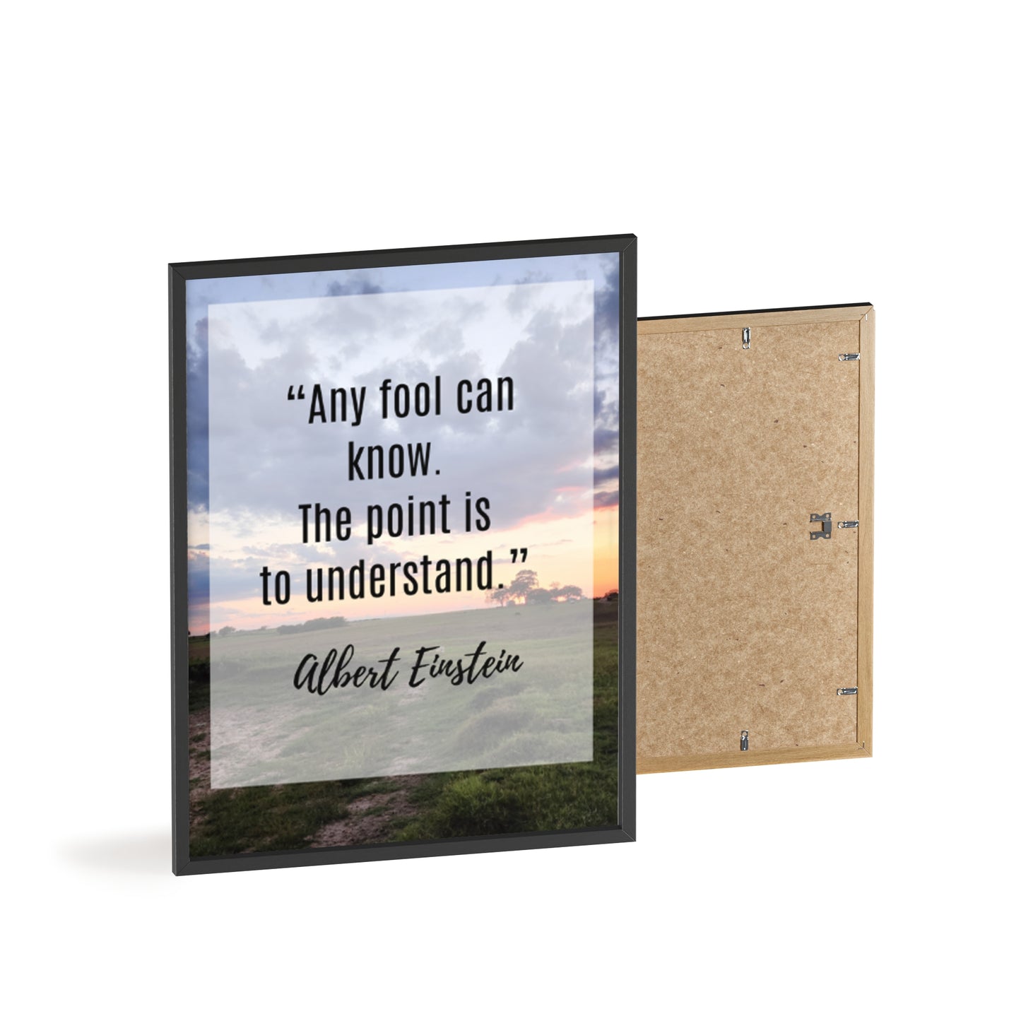 Posters with Wooden Frame